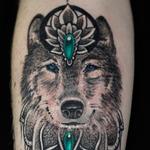 Tattoos - Mandala Wolf - 132330